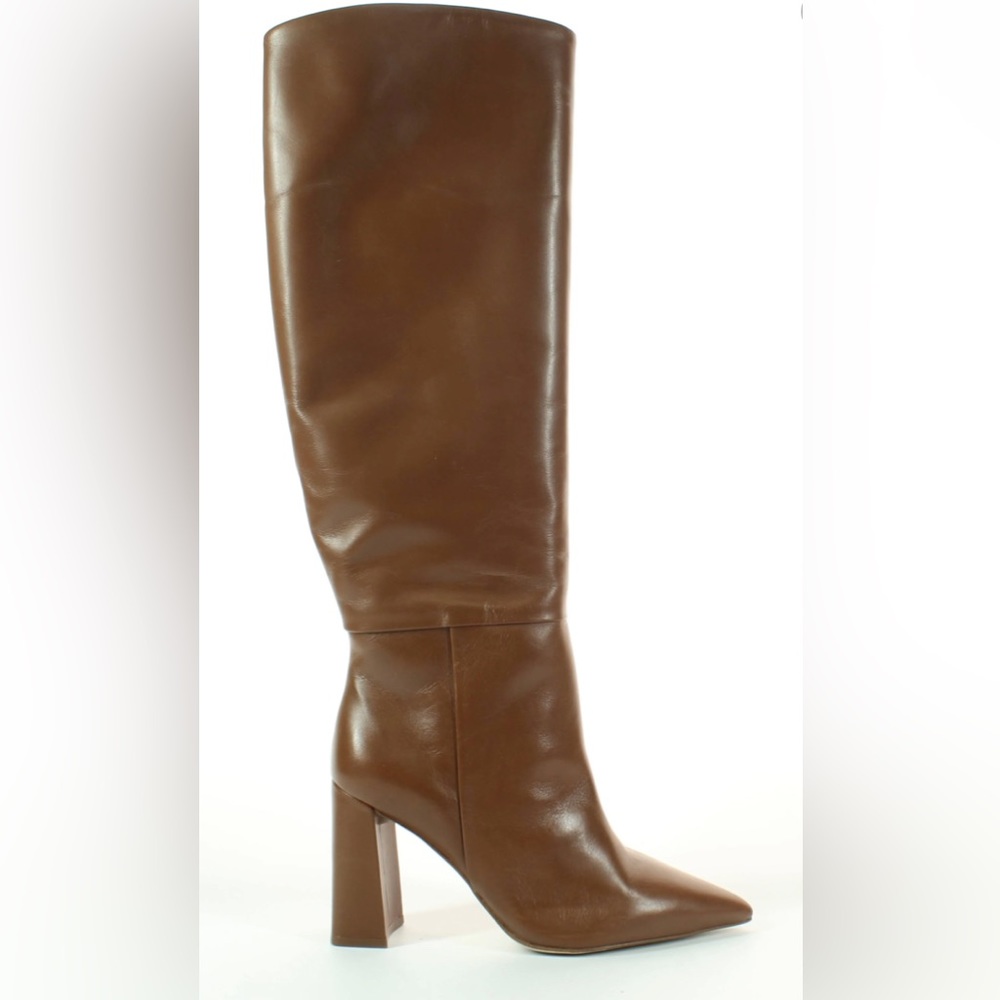NEW Steve Madden Handles Women’s Knee High Leather Boots Brown Size 9 - Picture 7 of 9